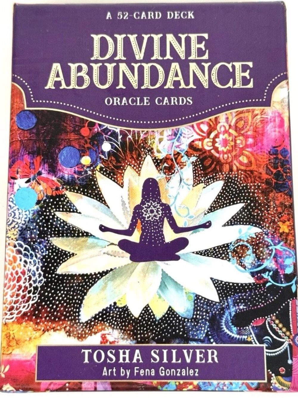 Divine Abundance Oracle Cards by Tosha Silver Art by Fena Gonzalez 52 Card Deck